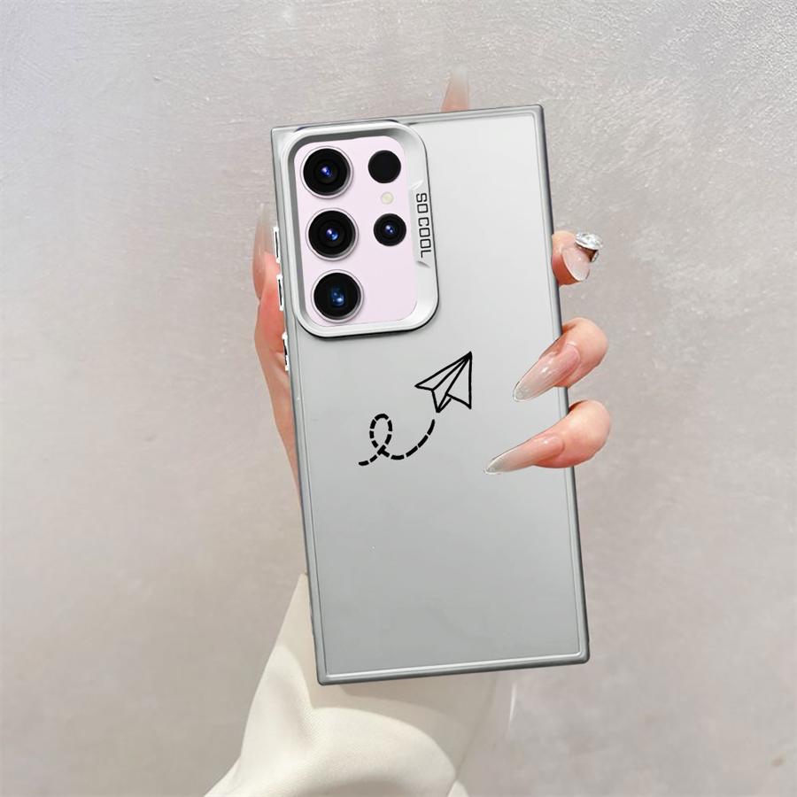 Case for Samsung Galaxy S21 S25Plus S23 S24 FE S25 S22 Ultra Note 20 Ultra S24Ultra S20 FE Soft Shell Aeroplane