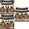 Harry Potter Party Decorations Magic Movie Cake Toppers Spiral Hanging Decor Aluminum Foil Balloons Pull Flags Set
