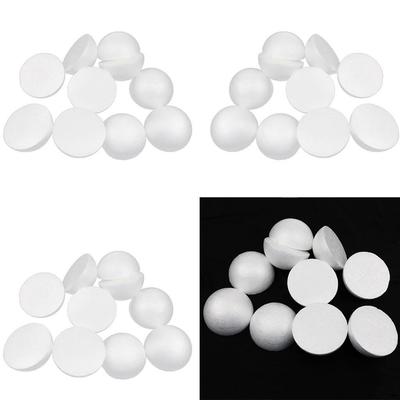 10cm Polystyreen Schuimbal Hemisfeer DIY Modelleer Knutsel 30 Stuks