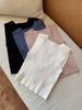 2025 Summer Knit Vest: Women's Slimming Design, Versatile Style with Curved Neckline and Loose Straps