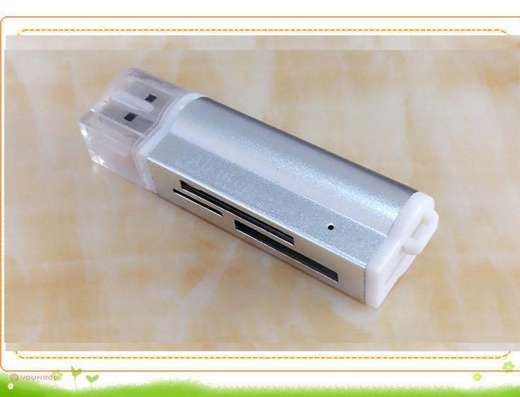 Four-in-one Multi-function Lighter Card Reader for Iphone Adapter  Type-c Card Reader & Hub  Sd Card Reader