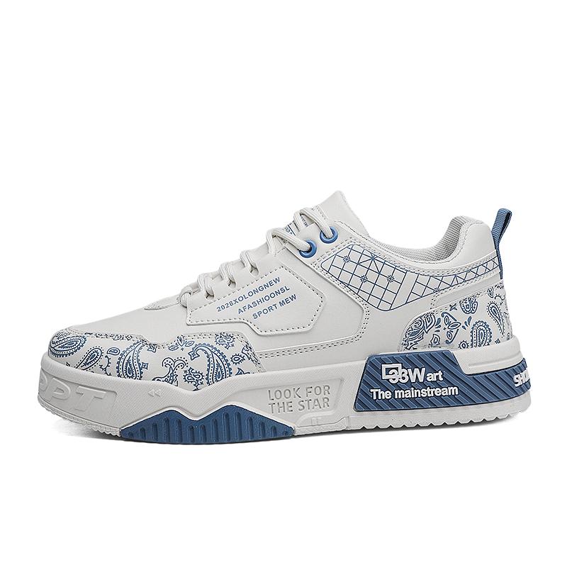 Fashion Luxury Sneakers Men Brand Shoes High Quality Skate Shoes Men Designer Shoes Lace-up Platform Skateboarding Casual Shoes Luxury