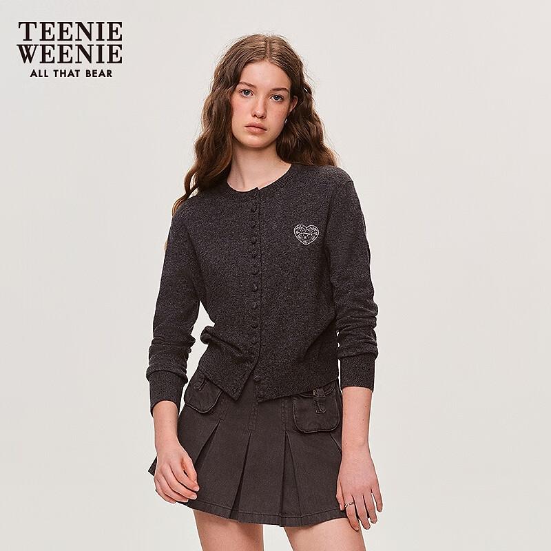 

Teenie Weenie Women s Bear Heart Embroidered Sweater L