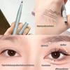 Double Forked Tip Lower Lash Pen Ultra-thin 2 Fork Tip Liquid Eyeliner Waterproof Natural Eye Brow Lying Silkworm Contour Makeup