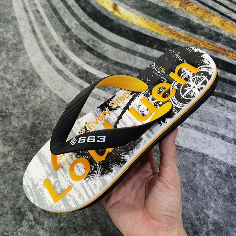 New Non-slip Flip-flops Men's Casual Sandals Pinch Rubber Slippers Men's Summer Beach Sandals