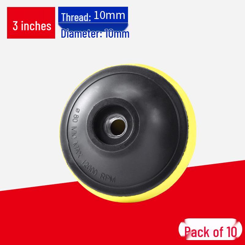 Sanding Artifact: Flocking Sandpaper Suction Cup for Angle Grinders – Self-Adhesive Disc for Woodworking and Wall Polishing.