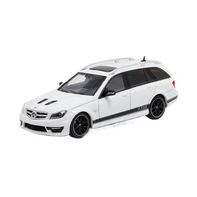 1/64 BENZ C63 Edition 507 Kombi Metalowy Model Samochodu w Skali Diecast Metalowy Miniaturowy Samochód Statyczny Kolekcjonerski Samochodzik Pojazdy Prezent Urodzinowy