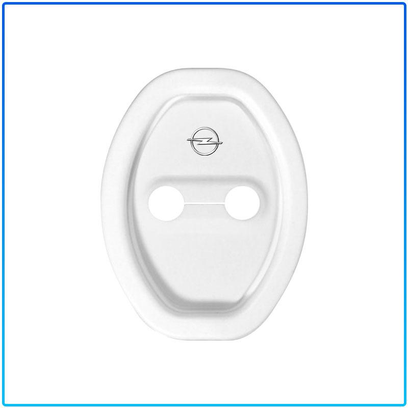 4pcs Car Door Cushion Silicone Door Lock Buckle Protective Cover For Opel Astra H G J Insignia Mokka Zafira Corsa Vectra B C D