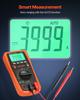 Digital Multimeter, 4000-Count TRMS DC/AC Voltmeter Current Tester, Auto-Ranging Multimeter for Current Voltage Resistance Capacitance Temperature