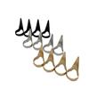 4 Pcs 3.2cm Hair Parting Extension Sectioning Rings Steel Finger Braiding Pick Tool for Durable Dreadlocks And Wig Stylin a