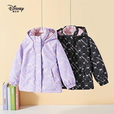 Girls' Minnie Mouse Hooded Winter Jacket