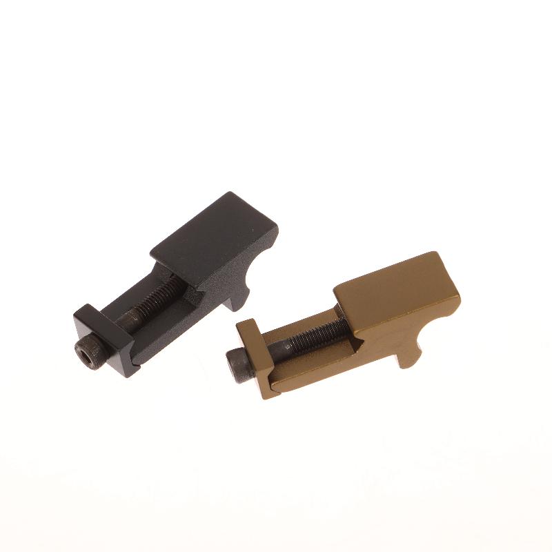 45 Degree Inclined Rail Flashlight Dd/Pro/Kac Machine Sight Side Rail Adapter 20Mm Aluminum Alloy