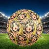 Marilyn Monroe Print Size 5 Soccer Ball, PU Wear Resistant Football for Match Training and Daily Practice, Birthday Gift for Soccer Fans