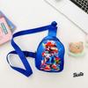 Cartoon Super Mario Bros Pattern Kids Single Shoulder Crossbody Chest Bag Gift