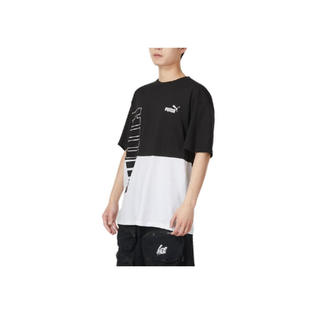 New PUMA Set in Sleeve T Shirt Men's Black 678375-01