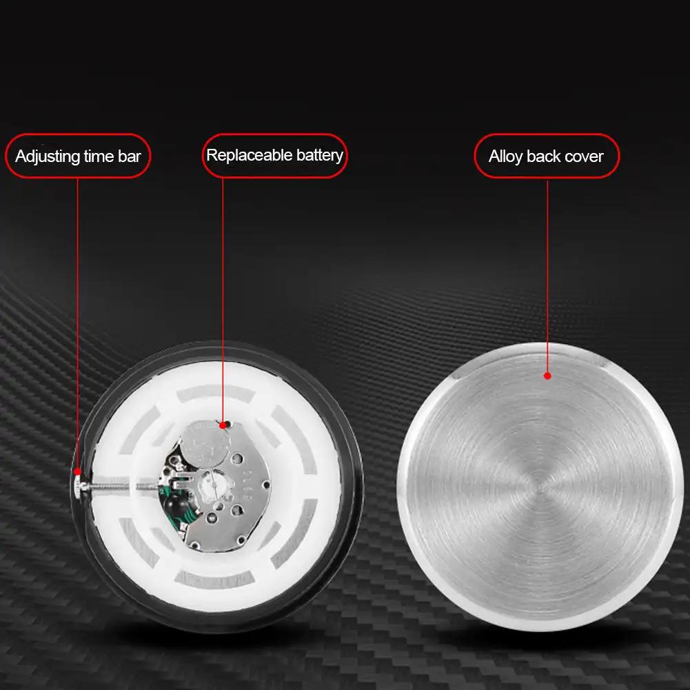 Luminous Car Air Outlet Quartz Clock Auto Watch Thermometer Hygrometer for Automobiles Decoration Clocks Ornament Accessories