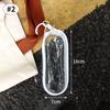 Transparent Protector Case Organizer Box for Collectible Figure Dolls Outdoor Display Bag With Keychain Doll Accessories