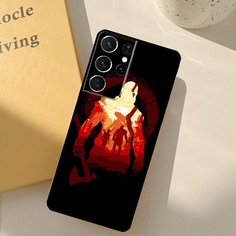 God of War Phone Case For Samsung Galaxy S25 S20 S21 S22 S23 S24 Ultra S9 S10 Plus S25 FE Cover Shell