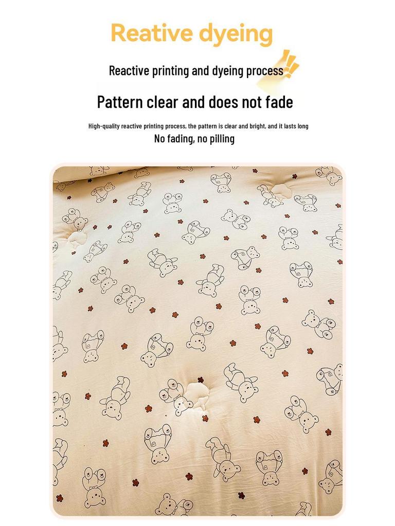 Sincan Pamuğu Yorgan: Çocuklar ve Öğrenciler İçin Kalın Çizgi Film Yatak Takımı