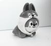 SKZOO Plush Keychain with Animal Hoodie 10cm Soft Stuffed Bag Pendant for Fans Gift Collection