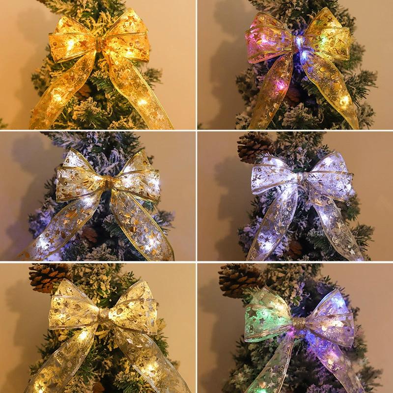30LED Battery Powered DIY Ribbon Lights 300CM Fairy Light Xmas Decor String Light Tree Ornaments Christmas