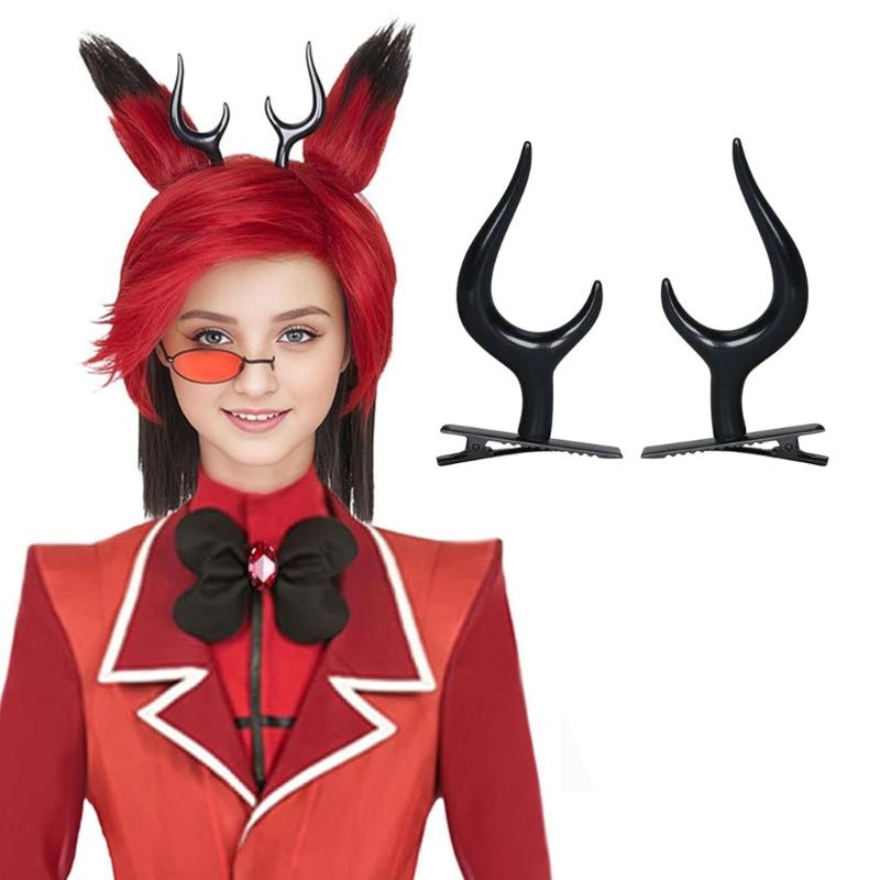Animal Devil Headbands Unique Pattern Headdress Bull Headpiece Children Headwear for Costume Occasion