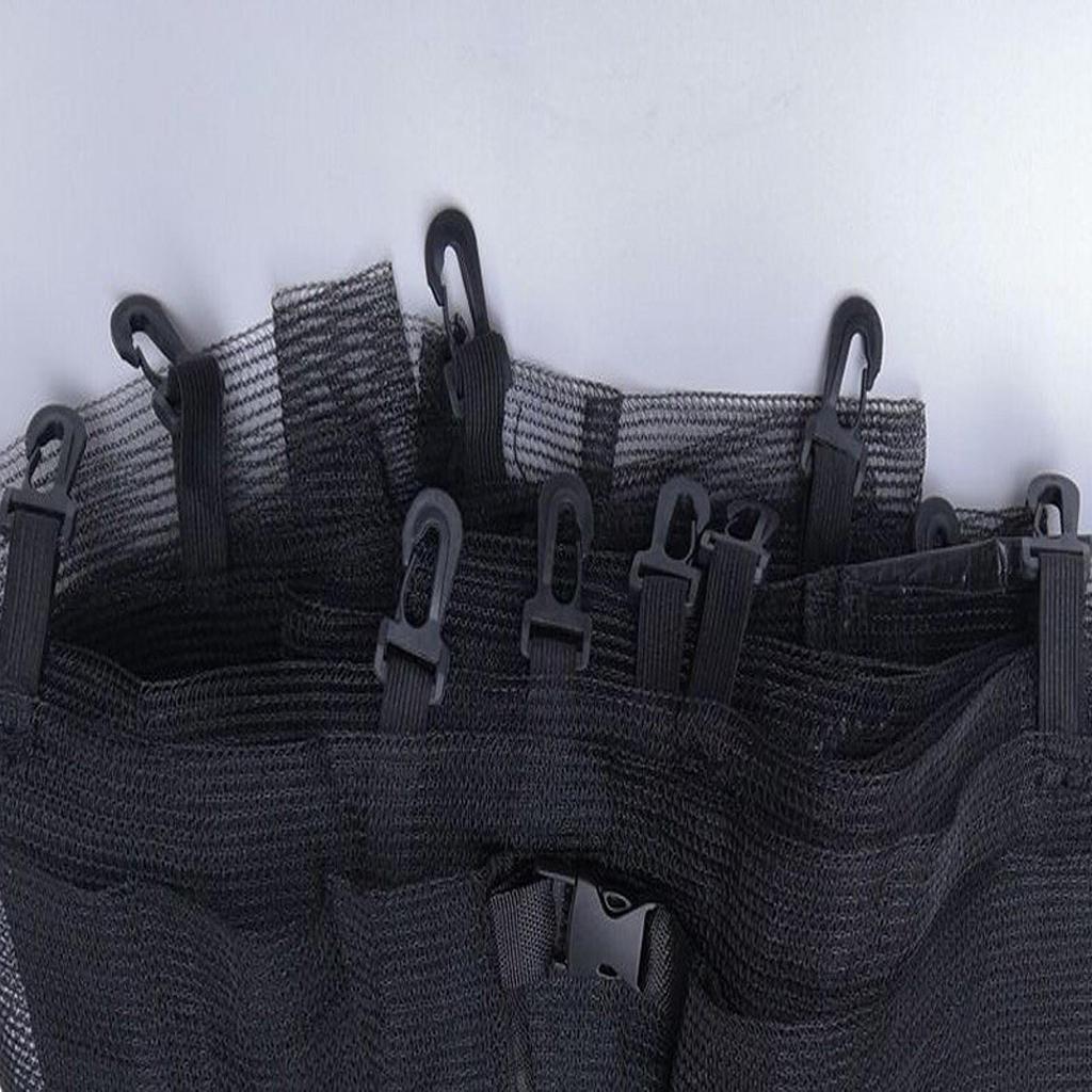 Breathable Replacement Trampoline Net Accessory with Zipper Feature