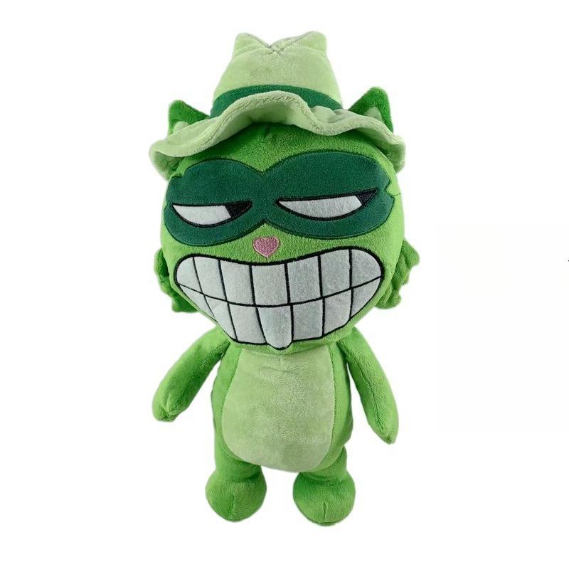Happy Tree Friends Flippy Plush Toy Soldier Character Stuffed Doll Soft Animal Figure Home Sofa Decor Collectible Gift for Happy Tree Friends Game Fan