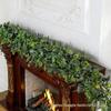 Simulated Green Olive & Eucalyptus Plant with Fruit Rattan Pine Cypress Vine for Wall Decoration.