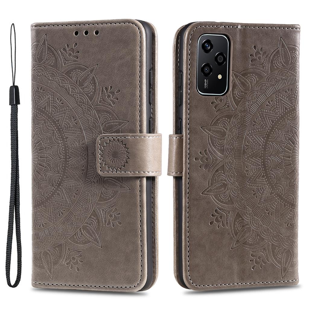 For Honor 200 Lite Case Flip Shockproof Leather Totem Wallet Phone Cover