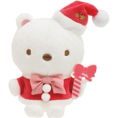 San-X Sumikko Gurashi [Sumikko Gurashi 10th Anniversary Christmas] Christmas Handmade Plush Toy Shirokuma (Polar Bear) MF66101