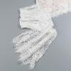 European & American Sexy Lace Irregular Bandeau Dress with Fishbone See-through Waist