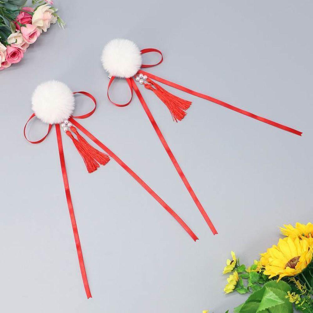 Cloth Chun-Li Hair Bun Clip Barrettes Chinese Style Hairpin  Cheongsam Headwear
