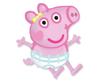 Foil Balloon, Pink, Peppa Pig Evie, 60 Cm