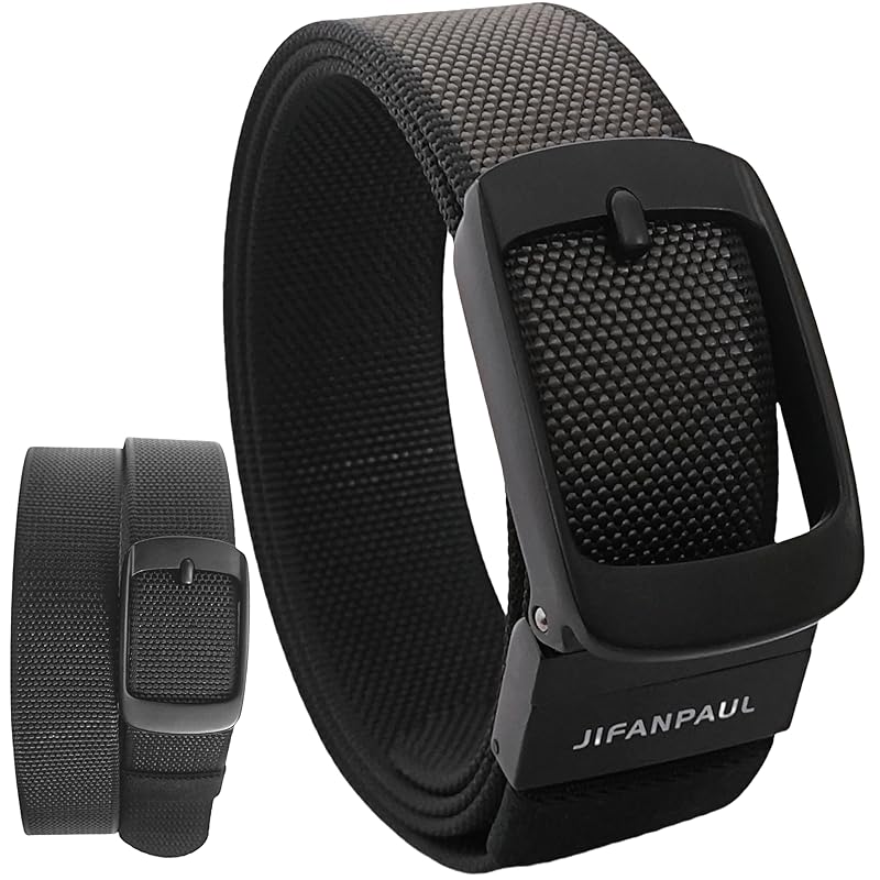 

[JIFANPAUL] Tactical belt that can be used on both sides men s belt Survival game nylon belt For work For work For mountain climbing golf casual