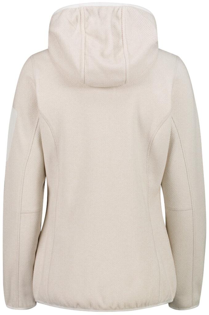 Куртка CMP Woman Fleece Jacket Fix Hood (3H19826) Jacket Knit-Tech Melange Hoody gesso-vaniglia