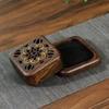 Ebony Large Wooden Sandalwood Incense Burner | Indoor Auspicious Clouds Agarwood Holder | Creative Tea Ceremony Ornament