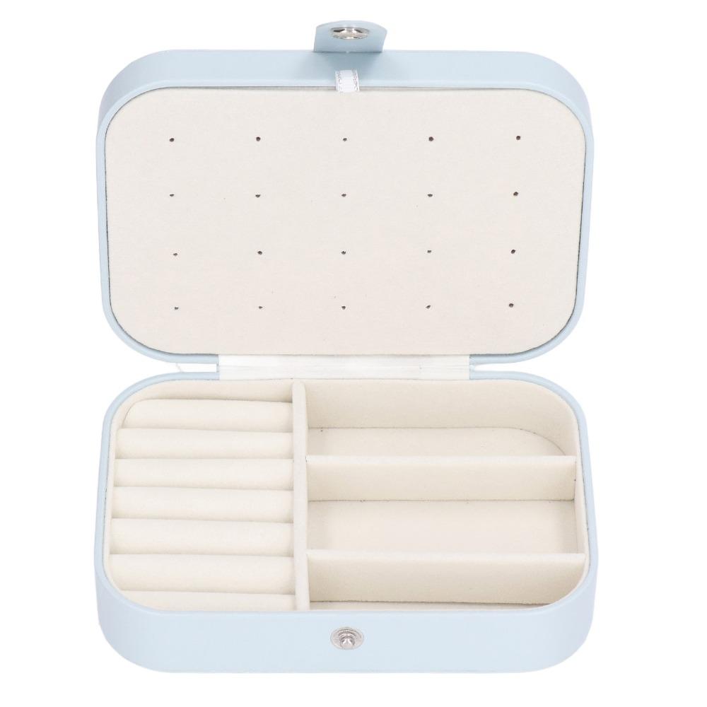 Urlaub Geschenk Große Kapazität Reise Schmucketui Leder Langlebig Reise Schmuckbox Einfach Tragbar Schmuck Organizer Reise
