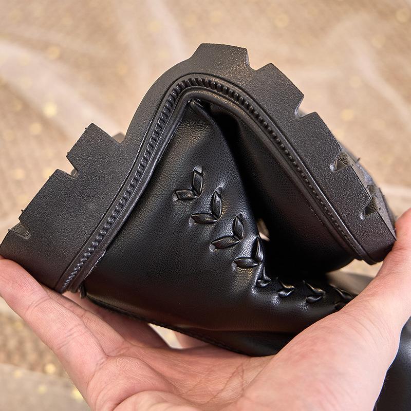 Girls' Cotton Over-the-Knee High-Top Fashion Boots for Performances and Princess Wear