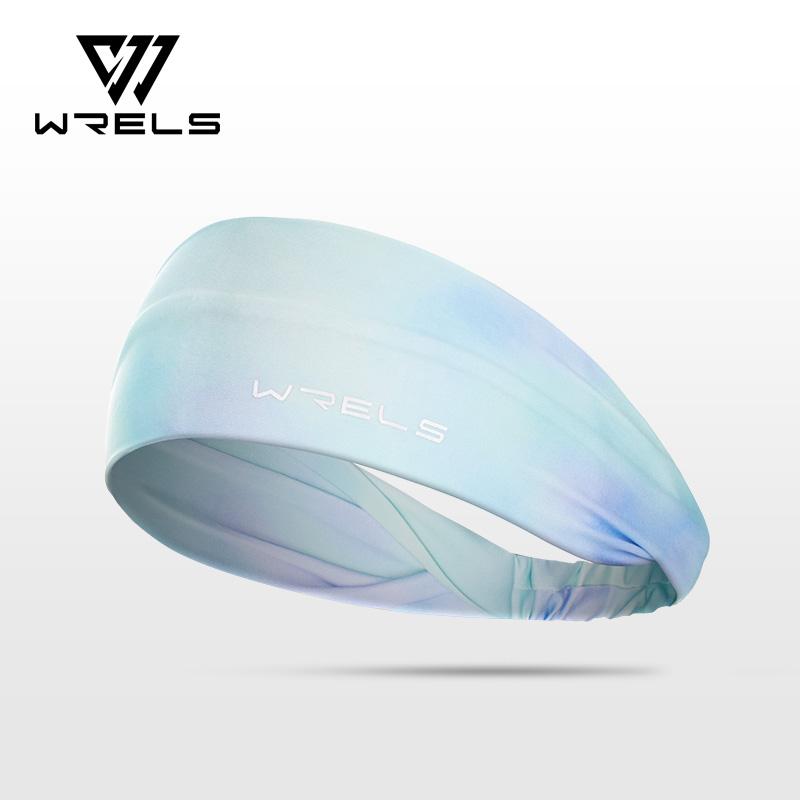 WRELS Sports Headband Running Headwear Antiperspirant Belt Fitness Sweat Guide Belt Men and Women Sweatband for Tennis Gym