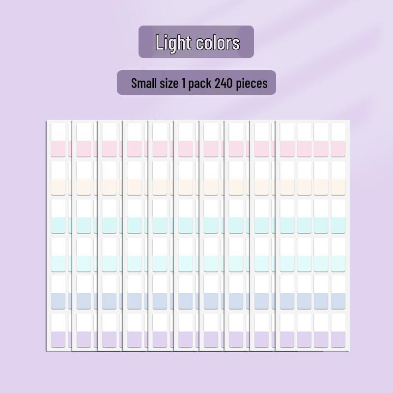 Colorful Student Writing Index Sticky Note Bookmark