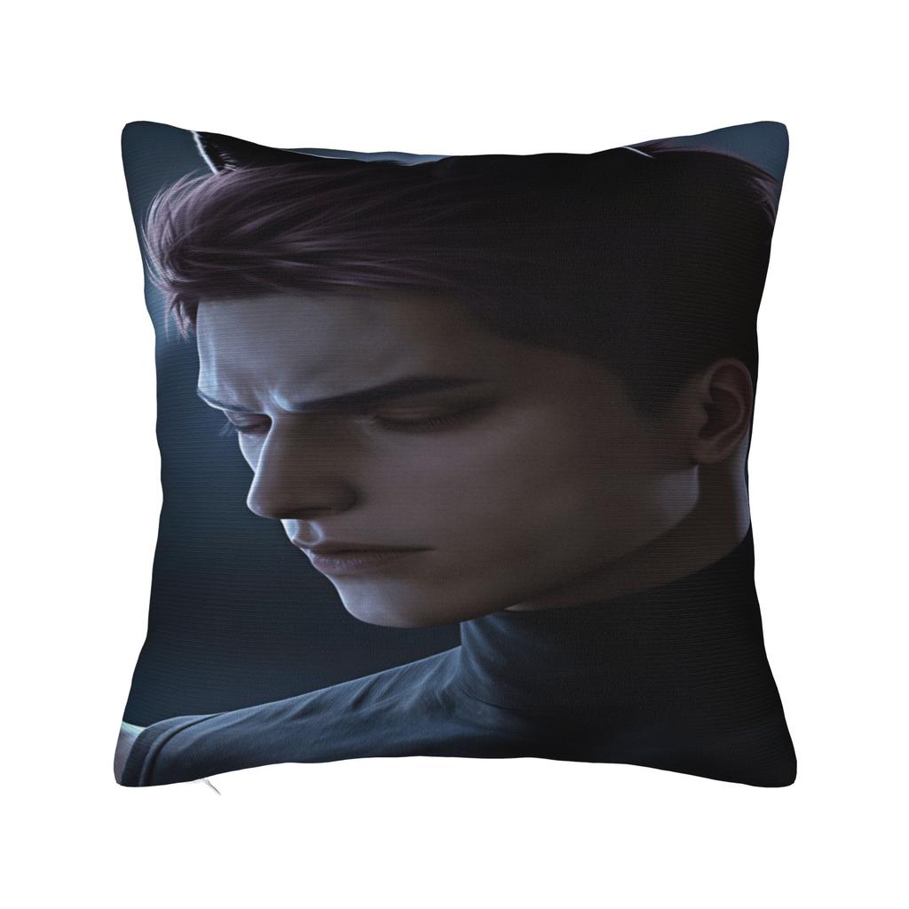 V-Valko L-Love and Deepspace Pillow Cover Novelty Pillow Case For Living Room Bed Chair Soft Pillowcases Birthday Gift