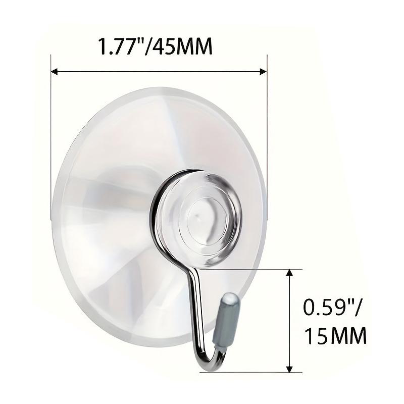 5/20pcs Clear Suction Cups Hooks Vacuum Suction Cup Hook Key Clothes Hanger Hook Kitchen Bathroom Window Robe Towel Storage Hook
