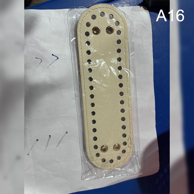 תחתית תיק עור עשה זאת בעצמך בעבודת יד אובלית עגולה אביזרי תיק תחתית לתיקים