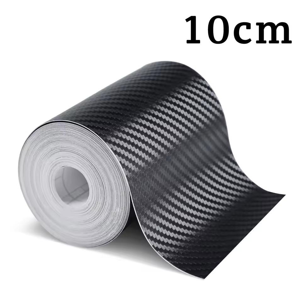 Mobidea 10M 3D Nano Carbon Fiber Car Door Anti-Scratch Strip Waterproof DIY Protector Tape for Mirror Bumper