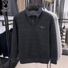 PLAYBOY Men's Fleece-Lined Faux Two-Piece Sweater