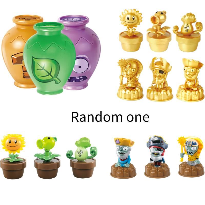 Plant Vs. Zombies Surprise Can Blind Box Set Mix Of Plants Zombies And Vehicles!