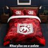 Set Biancheria da Letto Design Calcio Ipswich Town 1 Copripiumino + 2 Federe Morbido Traspirante Biancheria da Letto per la Casa