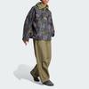 adidas Logo Camouflage Loose Fit Hooded Long Sleeve Jacket Men Jacket Olive-Green JD5417
