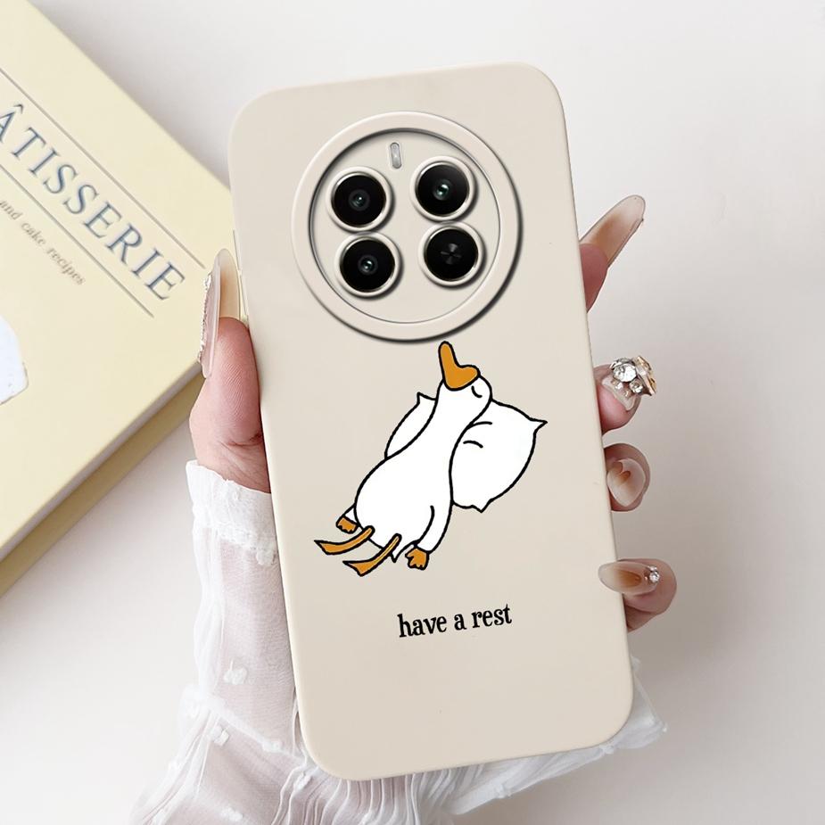 For Realme 12 Pro Plus Case RMX3840 Cute Cartoon Cover Soft Silicone Phone Case For Realme 12 Plus 12X Realme12 Pro + Bags Shell